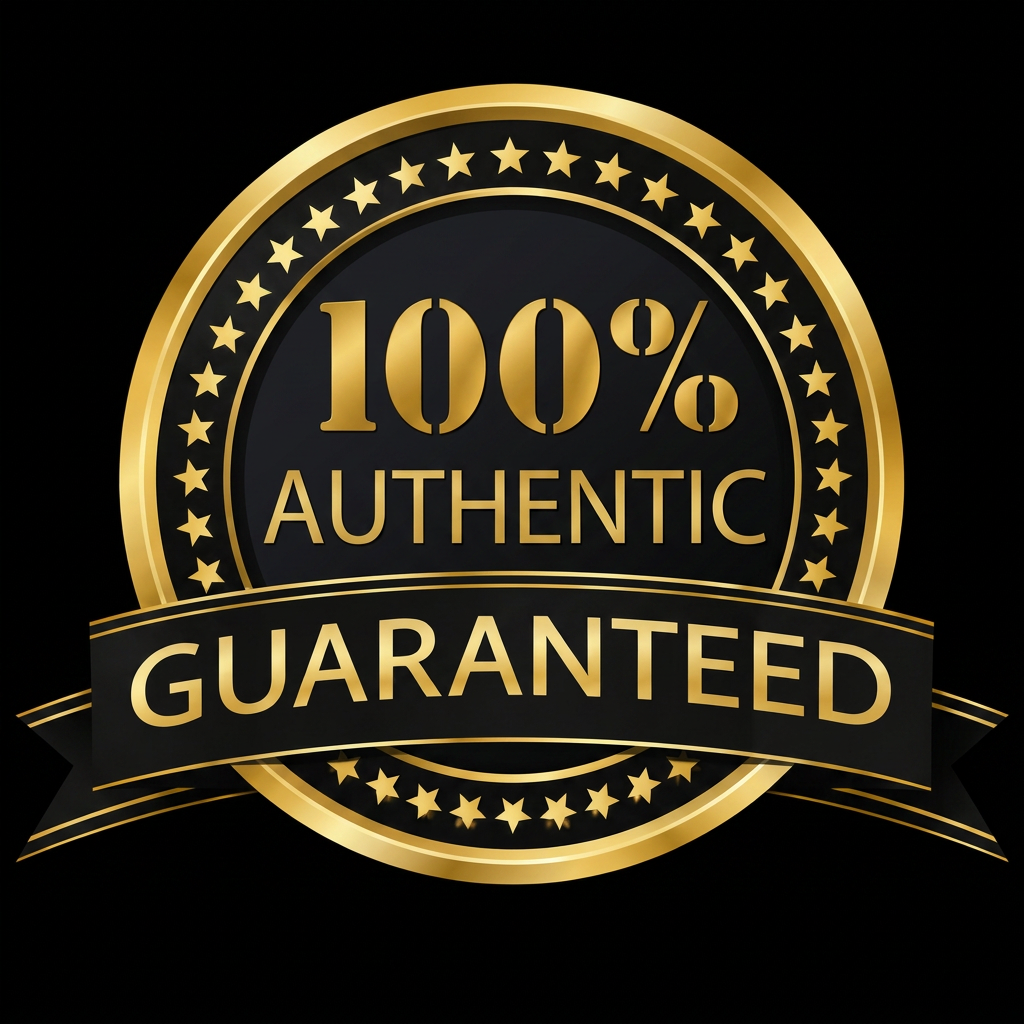 100% Authentic Guaranteed